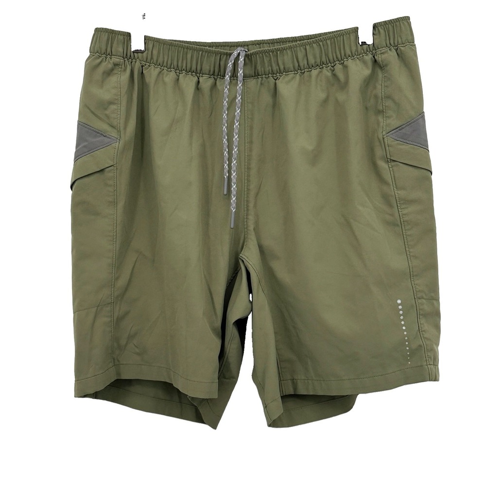 Peter Millar Swim Trunks Mens Large Shorts Moss Green Gray Grey Preppy Swimming